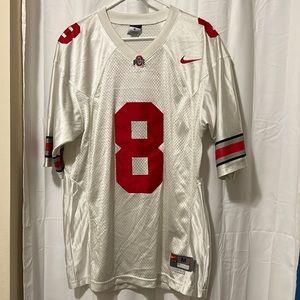 Ohio state away Jersey white Nike medium #8